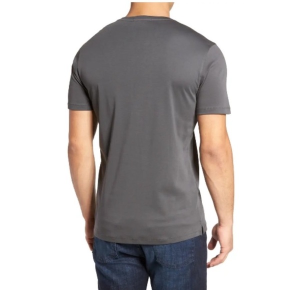 Robert Barakett | Mens V Neck Gray Cotton T-Shirt | Size 2X - Picture 5 of 5